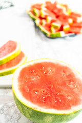 Fototapeta na wymiar Red watermelon