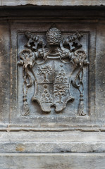 Vatican symbol bas-relief