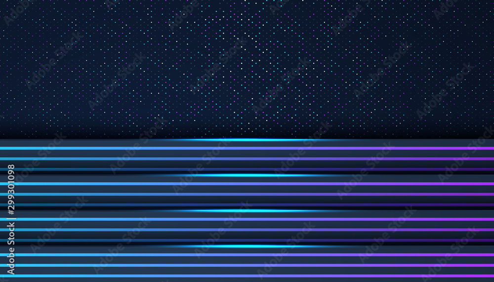 Aufkleber dark abstract background with overlap layers. luxury design concept