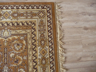 Carpet on the floor close up