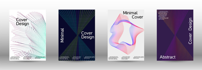 Cover design template set 