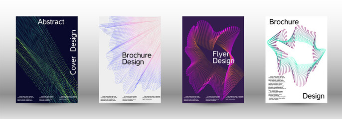 Cover design template set 