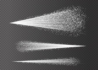 Transparent water spray cosmetic