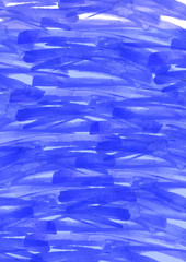 Obraz premium Watercolor blue background, blot, blob, splash of blue paint on white background. Watercolor blue sky, spot, abstraction. Abstract art illustration, scenic background. The color splashing