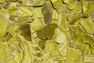 Texture of beautiful sandstone masonry of modern time. average plan