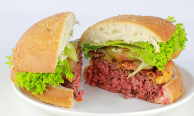 Hamburguesa ternera lechuga