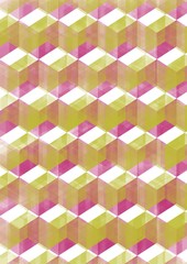 draw abstract background square pattern