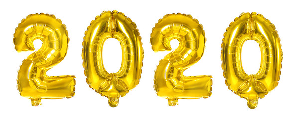 Blue number one balloon on white background