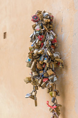 Love Padlocks Wall