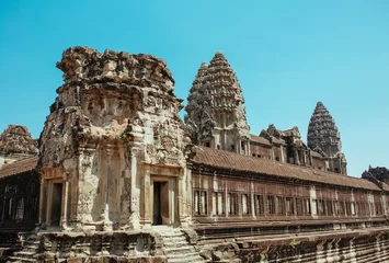 Foto op Canvas Angkor Wat Temple in Cambodia near Siem Reap city in Asia © Vivid Cafe
