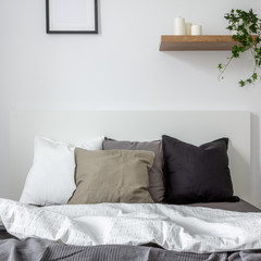 Bedroom with natural style decoration