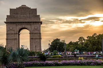 Fototapeta na wymiar India Gate war memorial new delhi