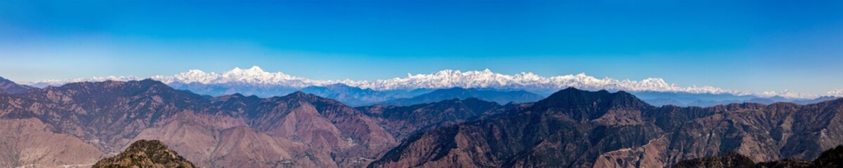 huge mountains snowy mountain peaks of the Garhwal Himalayas namely Banderpooch, Swargrohini, Gangotri Group, Yamunotri and Nanda Devi are clearly visible from here.