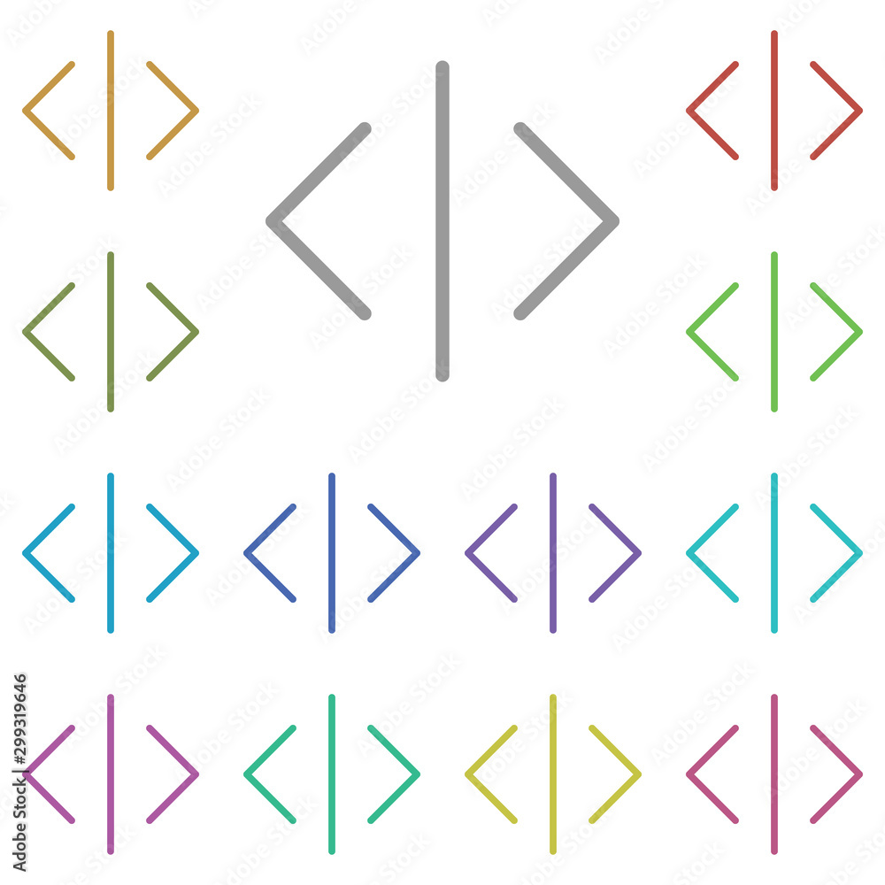 Poster arrow icon. simple thin line, outline vector element of arrow icons set for ui and ux, website or mo