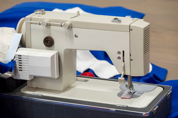  A White Sewing Machine