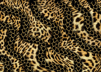 leopard skin texture