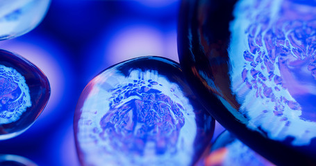 Creative image of embryonic stem cells, cellular therapy. 3d illustration © pinkeyes