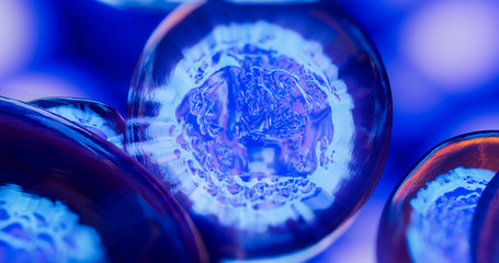 Creative image of embryonic stem cells, cellular therapy. 3d illustration © pinkeyes