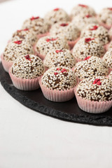 cupcakes with chocolate frosting