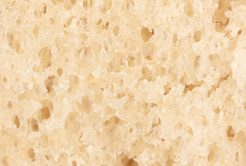 White wheat bread as an abstract background