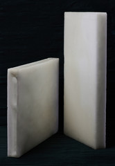 White slab of wax