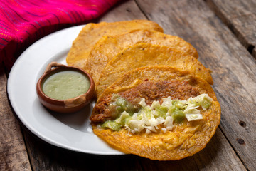 Mexican basket tacos also called 