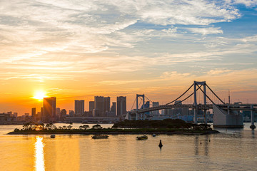 東京ベイエリア　夕景