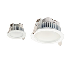 Spot ceiling led light isolated on white