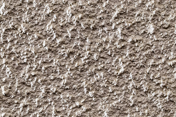 Finishing the house outside with white concrete chips