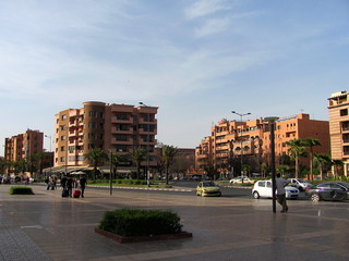 Marrakesh city streets