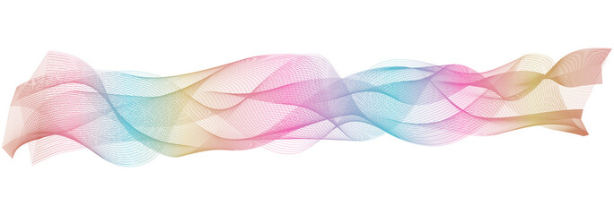 abstract wave lines on white background