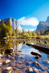 Yosemite Valley Morning View in the USA