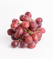 Fresh  grapes fruit isolated on white background