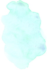 Watercolor hand painted blob texture