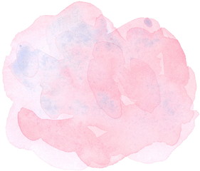 Watercolor hand painted blob texture