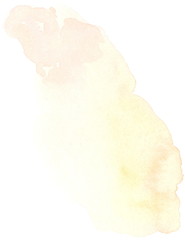 Watercolor hand painted blob texture