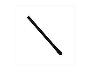 brush icon simple icon vector