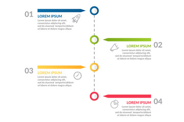 step infographic or process infographic template design . business infographic concept for presentations, banner, workflow layout, process diagram, flow chart and how it work
