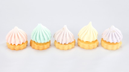 Meringue Kisses - iced gem biscuit and adding a modern twist to it.