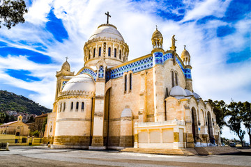 Famous Catholic Church [Notre Dame d'Afrique] - Algiers, Algeria 