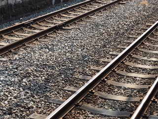 線路のクローズアップ