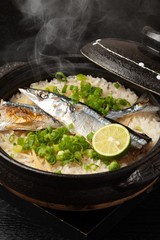 秋刀魚の炊き込みご飯