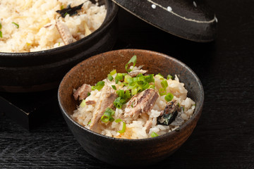 秋刀魚ご飯
