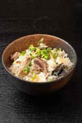 秋刀魚ご飯