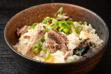 秋刀魚ご飯