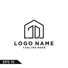 Logo design Inspiration for companies from the initial letters logo JD and J icon