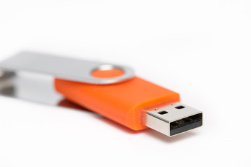 Close Up of Colorful USB Memory Stick Flash Drives