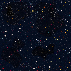 Seamless Pattern with stars
