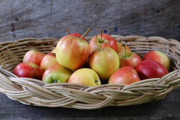 Apples in the basket