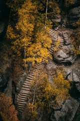 Herbstliche Landschaft in der Sächsischen Schweiz